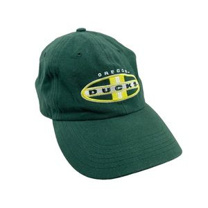 Vintage OREGON DUCKS Sports Specialties Velcro Adjustable Cap Green NF
